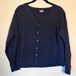 Vintage CP Shades Button Up Long Sleeve Top, Size Small